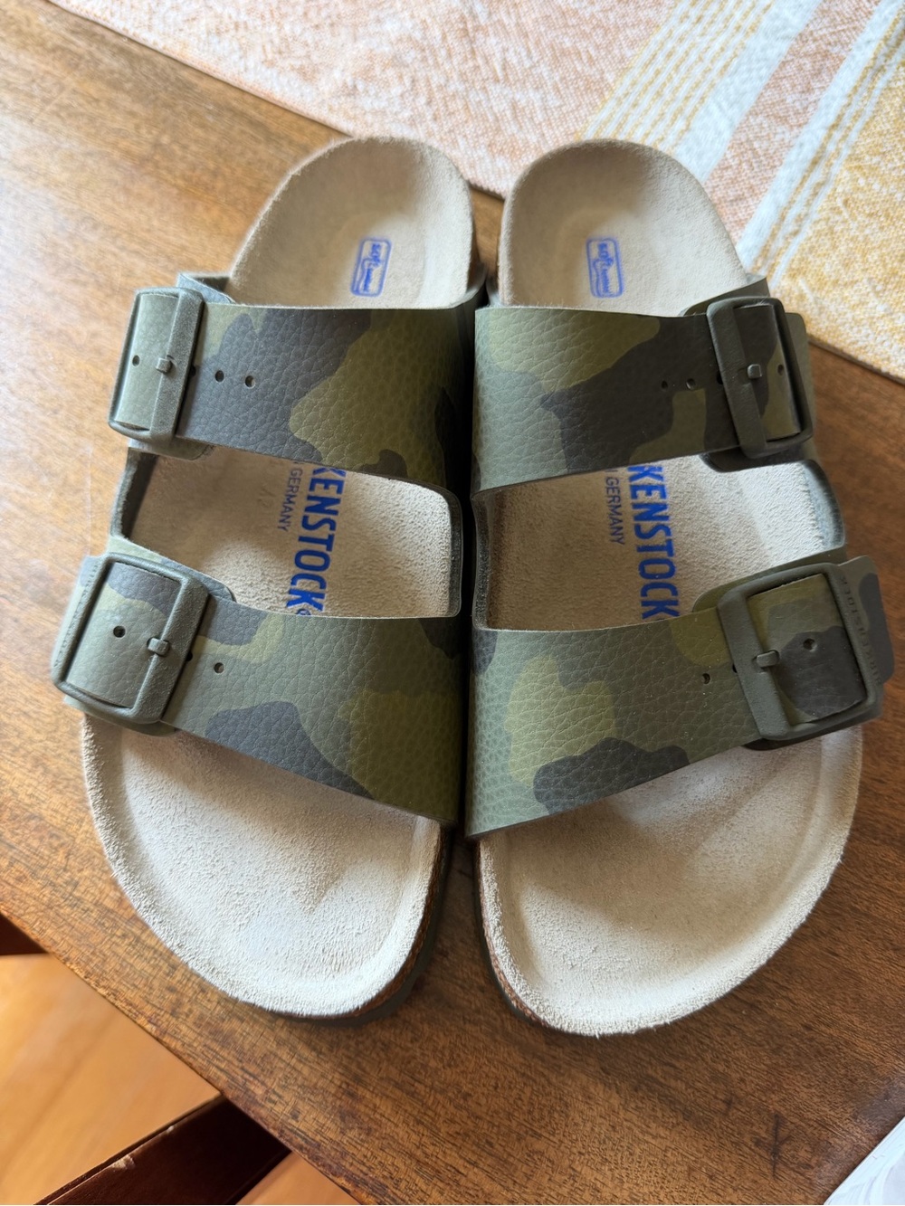 BIRKENSTOCK Arizona Desert Soil Camo Sandals EU 38 Women’s Size 7-71/2 NWOT
